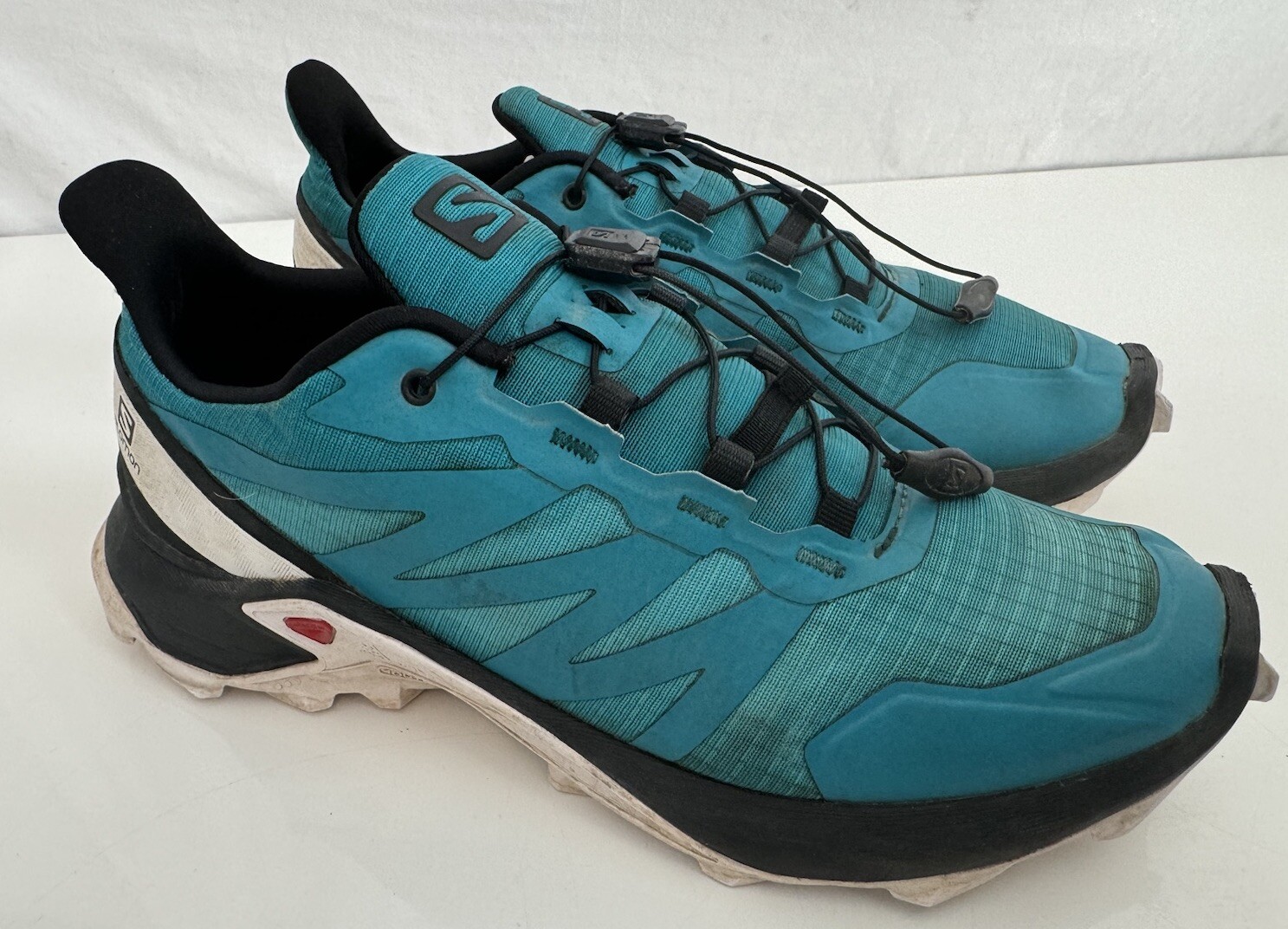 Scarpa da donna Salomon Supercross Teal taglia USA 8 5 Contagrip trail running escursionismo