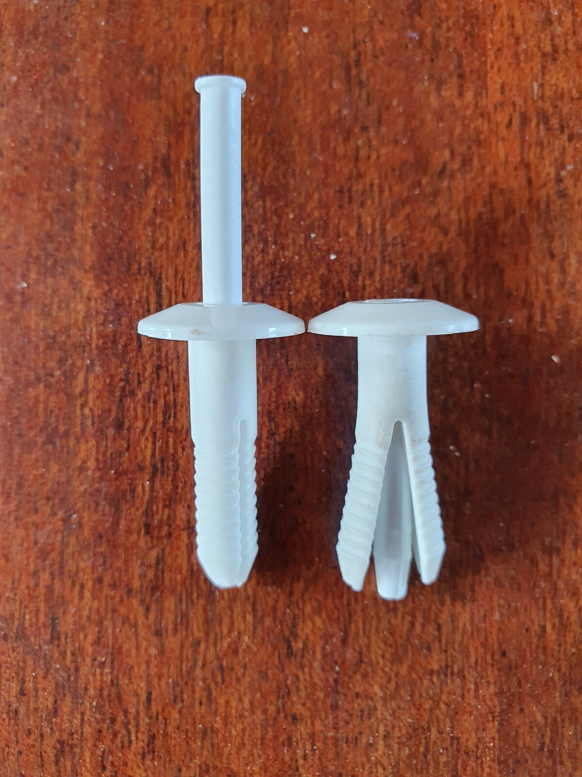 15pcs expansion rivets plastic white for driving in 6.5mmx27mm