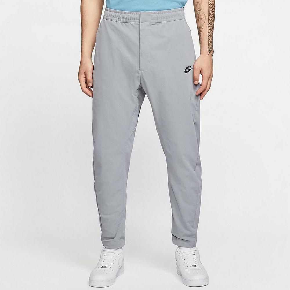 Nike Premium Sportswear Essentials Woven Pants Gray Black AR3221