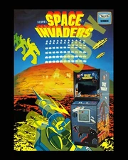 Space Invaders Video Arcade Game Flyer Promo Art 8x10 Photo