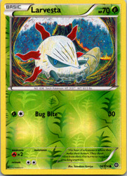 Larvesta 14/114 Steam Siege Reverse Holo