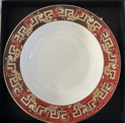 Rosenthal Versace Christmas Blooms Suppenteller Soup Plate 19300