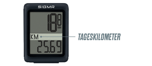 Sigma Sport BC 5.0 Fahrradcomputer mit Kabel + Zubehör 5 Funktionen Sigma Tacho - Bild 4 von 9