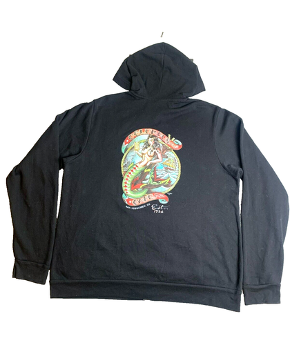 Columbus Cafe Sweatshirt Erwachsene 2XL schwarz Hoodie Pullover Mermaidcore Anker Herren - Bild 1 von 9