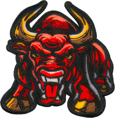 Bull Charging Patch - 3.75x4 inch - P7520 | eBay
