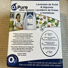 O3 Pure Water Systems Multi-Purpose Fruit & Vegetable Washer With Remote PE7000
