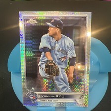 2022 Topps Chrome Sonic Base Prism Refractor #122 Hyun-Jin Ryu - Toronto Blue Ja