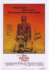 The Wicker Man movie poster signed print