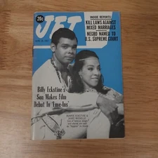 Vintage Jet Magazine June 29, 1967 Ronnie Eckstine and Janee Michelle Black