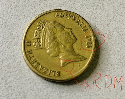 1988 AUSTRALIAN $2 TWO DOLLAR COIN - RARE *HORST HAHNE* (HH