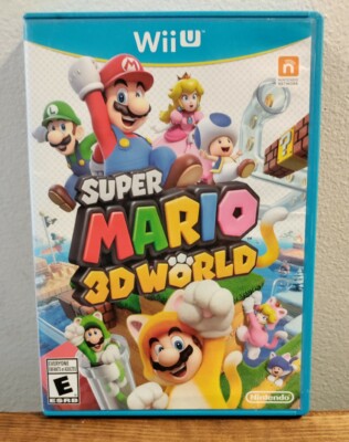 Super Mario 3D World (Nintendo Wii U, 2013) Complete CIB