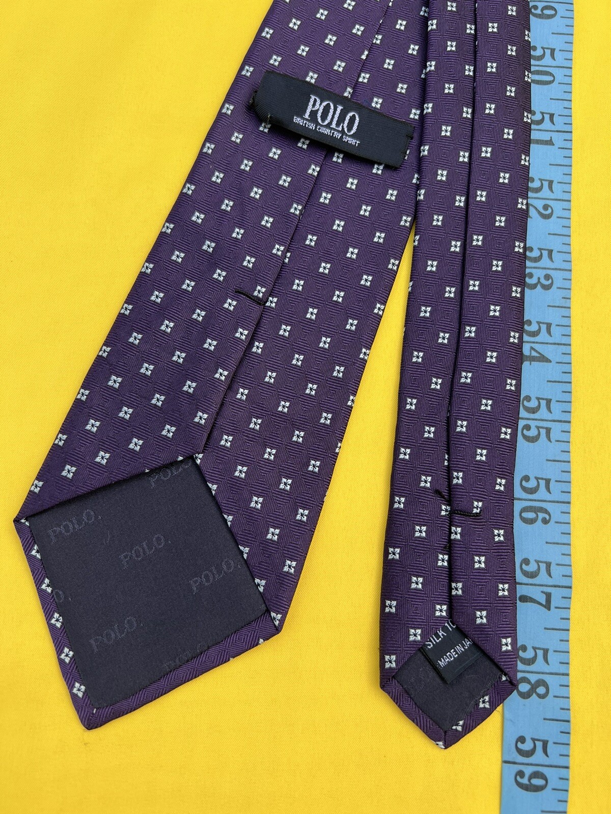 Authentic POLO Basic Plaids Flowers Design On Pur… - image 10