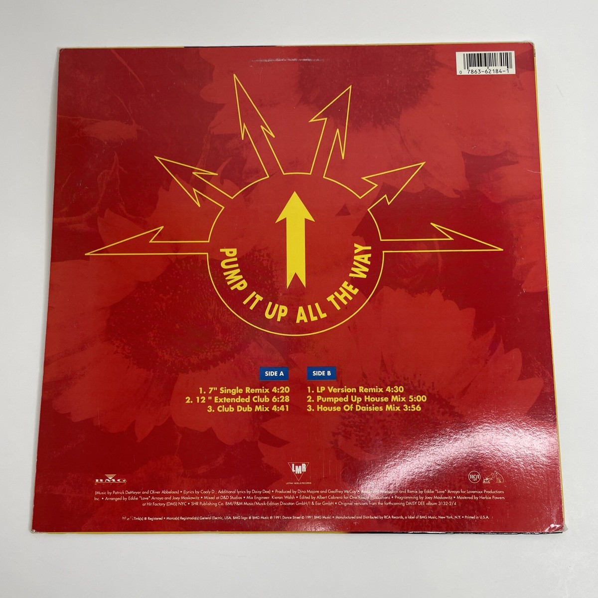 Daisy Dee, Pump It All The Way (LP Record SINGLE,33rpm,12