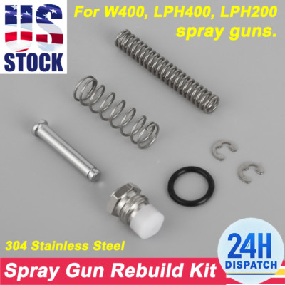 US For iwata LPH400 LPH200 W400 Spray Gun Rebuild Kit Replacement Part # iw 5650