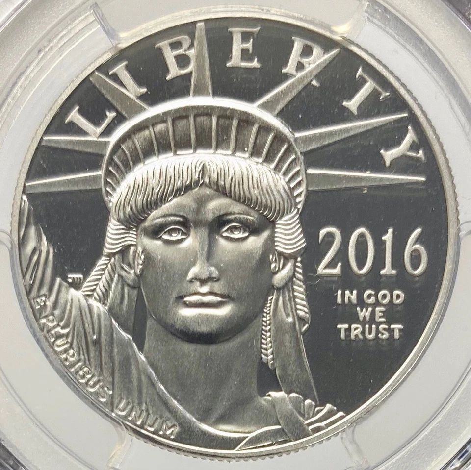 2016-W $100 One-Ounce Platinum American Eagle PCGS PF70 DCAM 1 of 188 - Image 3 of 4