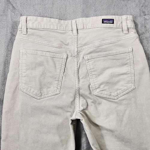 Patagonia Pants Womens Size 30 Corduroy Organic Cotton Beige Stretch - Picture 4 of 11
