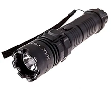(3) Cheetah Stun Gun Tactical Flash Light 200 MV  Delta Force Rechargeable Black