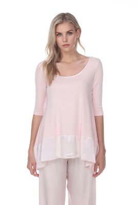 PJ Harlow Women's Kiki Three Quarter Loose Top - PJ2001 Retail $74.00