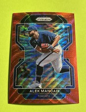 2022 Panini Prizm Red Wave /99 Alek Manoah #236 Toronto Blue Jays