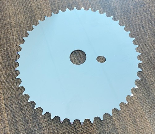 GT Chain Wheel Components 44Tooth Freestyle Chain Pro GT STAMPED*SILVER & BLACK* - Picture 2 of 2