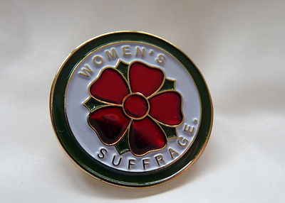 Suffragette Klee Abzeichen Brosche Suffragetten postfrei innerhalb Großbritanniens
