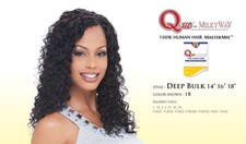 DEEP BULK 14"/16"/18" - QUE BY MILKYWAY HUMAN HAIR MASTERMIX BRAID WAVY