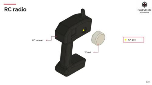 PrintFully3D 1/10 Scale RC Radio 3D Printed Crawler Accessories Trial - Picture 3 of 3