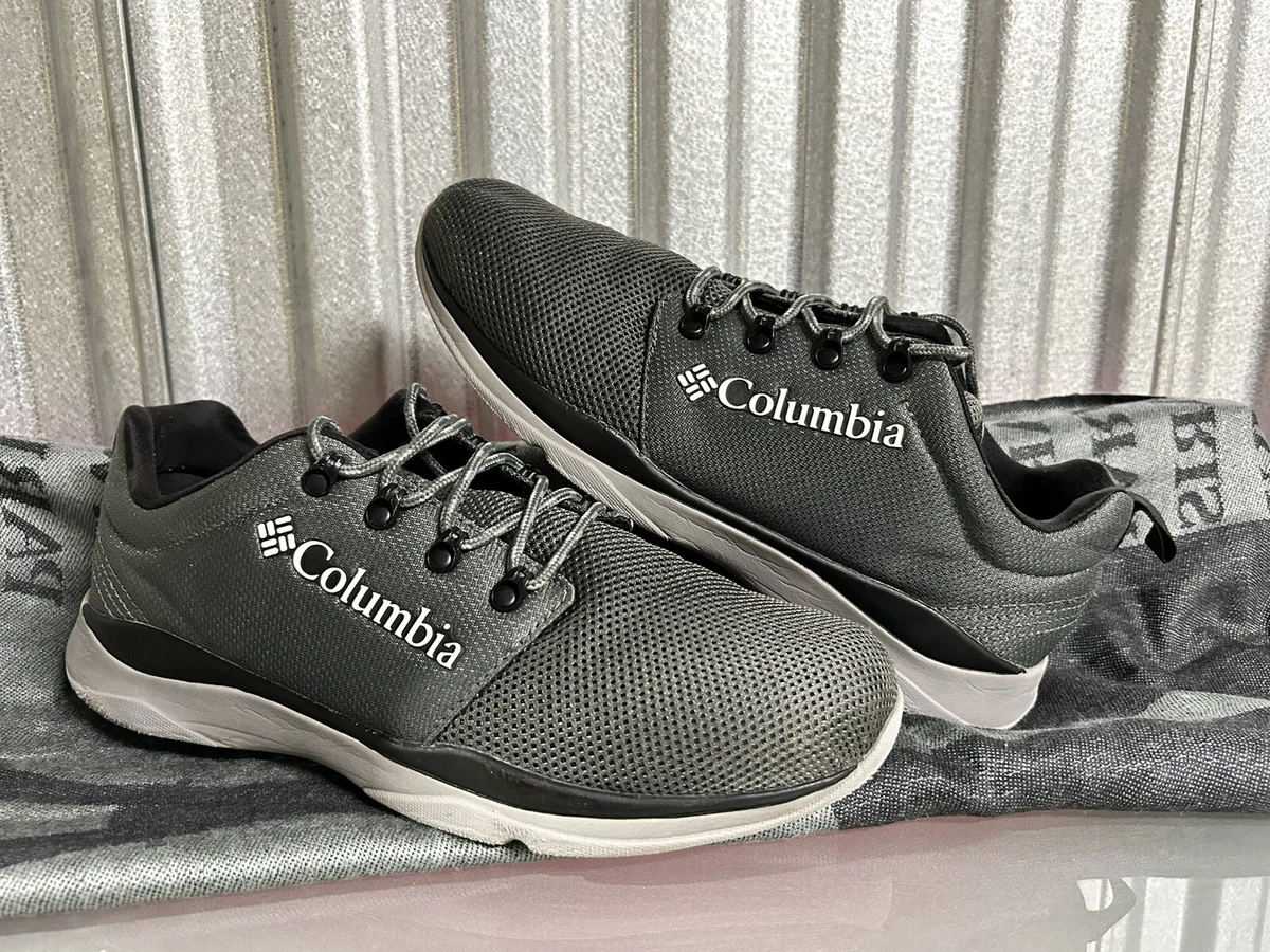Mens Columbia Techlite Omni Grip Hiking Trail tennis Shoes Gray Sz