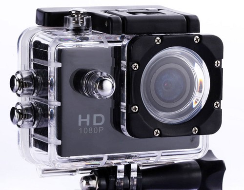 Blue 1080p Action Sports Camera 30m Waterproof HD & Mounting Accesories!