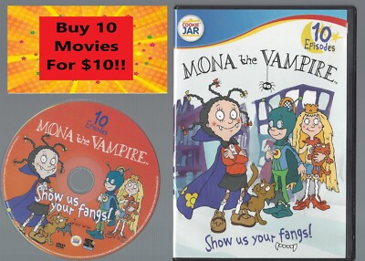 Mona the Vampire: Show Us Your Fangs (DVD, 2010) 10 Episodes