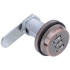 Mechanical Security Lock for Drawers For Cabinets with Keyless Combination Code