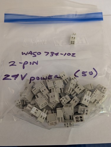 Wago wire connectors assortment 2-pin, 3-pin, 5-pin
