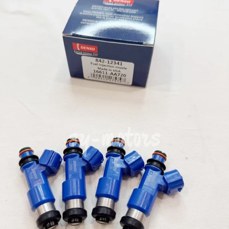 4X NUEVOS INYECTORES DE COMBUSTIBLE DENSO 565cc 16611-aa720 para wrx sti impreza legacy 2.5l Foto 2 de 4