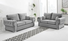 Luxury Verona Sofa Corner Sofa Suite Set Footstool Coffee Table 3 2 Seater Sofa