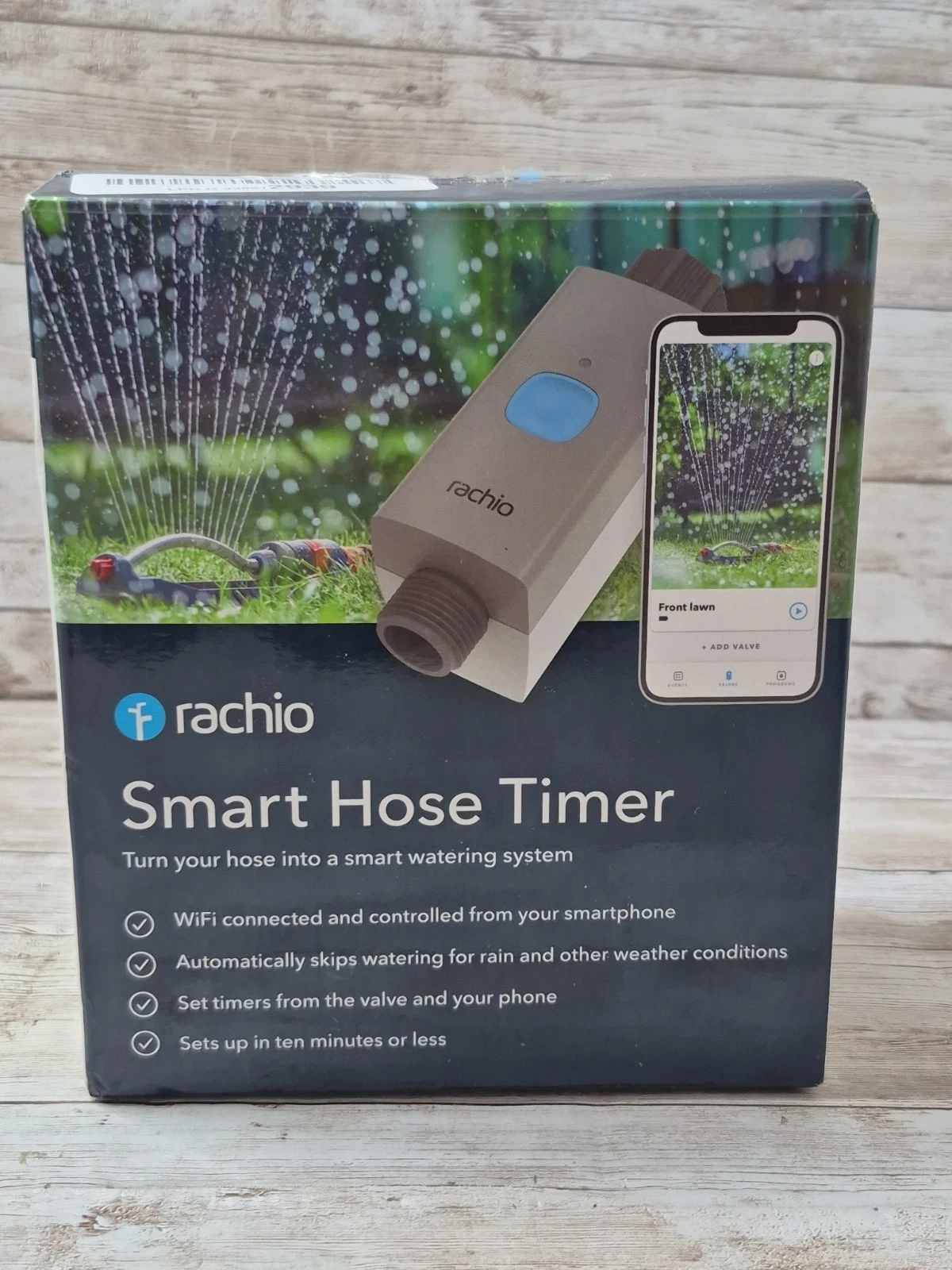 Rachio Smart Hose Timer (1 Valve Only) – App-Controlled Outdoor Faucet Timer, Qu