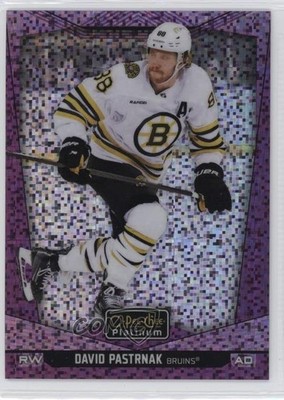 2024-25 O-Pee-Chee Platinum Violet Pixels 33/299 David Pastrnak #183 5d9