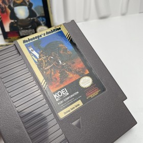 Nobunaga's Ambition (Nintendo, 1989) NES CIB Poster And Reg Card