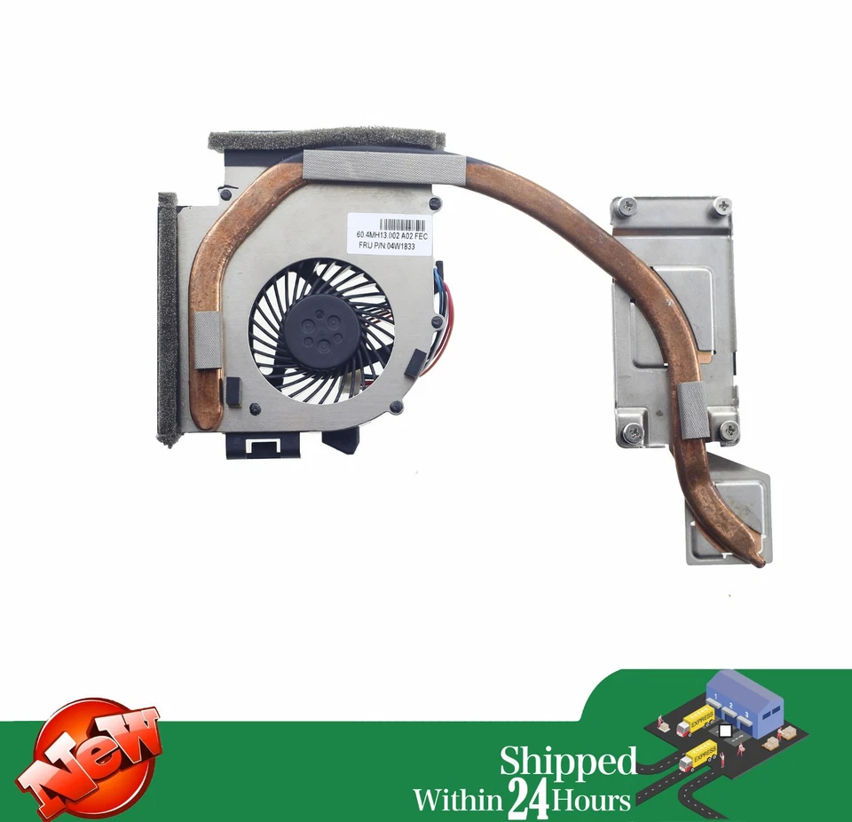Laptop CPU Heat sink Fan for Lenovo ThinkPad e520 e525 CPU fan 04W1833 - Image 3 of 3