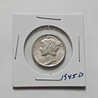 Better Condition BU?  1945 D Mercury Silver Dime Nice Coin!!! J567