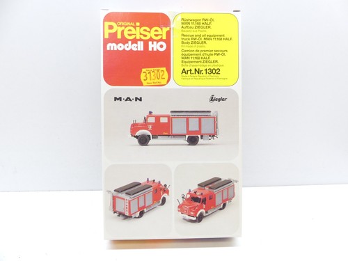 Preiser H0 31302 kit vagón de armadura aceite RW, sin construir, NUEVO en embalaje original #67784 | Zustand: Gebraucht