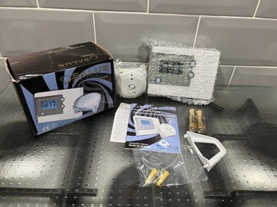 Salus RT500BC programmierbarer digitaler Thermostat mit steckbarem Empfängermodul NEU