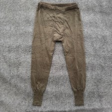 Cosmo Mens M Thermal Long Johns Olive Drab Brown Base Layer Military