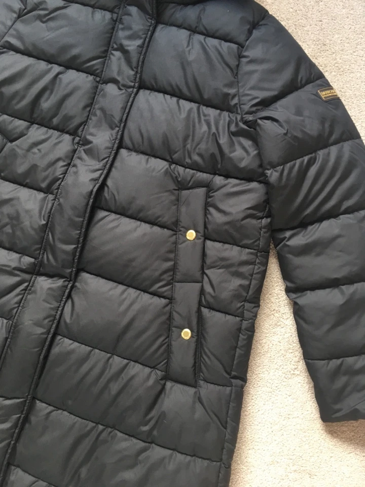 Barbour Barron longline baffle puffer Quilt Coat Jacket Size 14 BNWT RRP £269 - Image 3 of 4