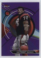 2023 Composite Topps Finest Purple Refractor 101/250 Anthony Munoz #166 HOF 05jo
