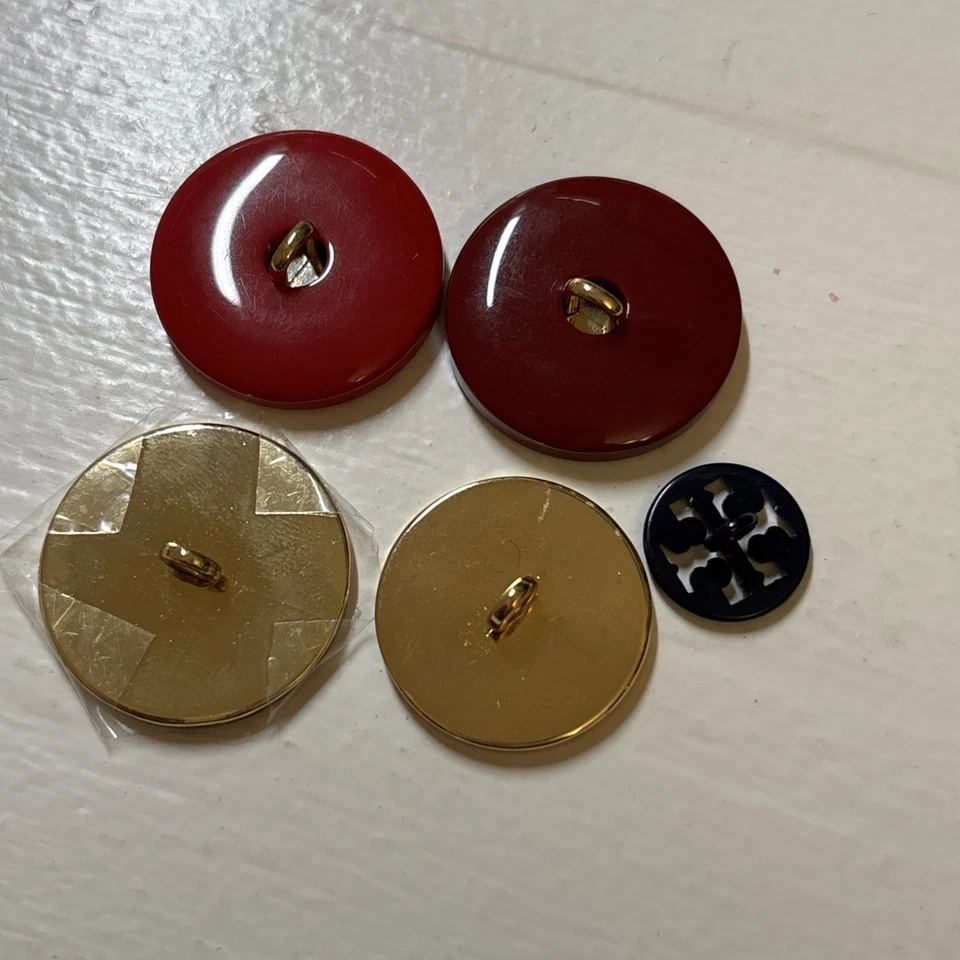 Tory Burch Shank Button Assorted Lot.  5 Pieces - Image 3 of 3