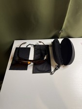 Tortoiseshell Sunglasses Brown Lenses  Lightweight  Hard Case  Pouch Included