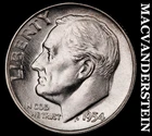 1954 Silver Roosevelt Dime - Choice Gem Brilliant Unc  Lustrous  #i7592