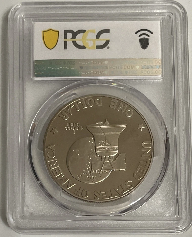 PCGS 1976-S $1 Clad Type 1 Proof Eisenhower Dollar (PR68DCAM) - Image 3 of 4