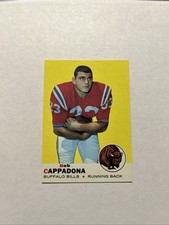 1969 Topps Bob Cappadona #40 RB Buffalo Bills RC Wearing Patriots Jersey