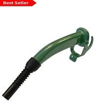 Durable Metal Jerry Can Spout with Flexible Rubber Tip - Hassle-Free Pouring